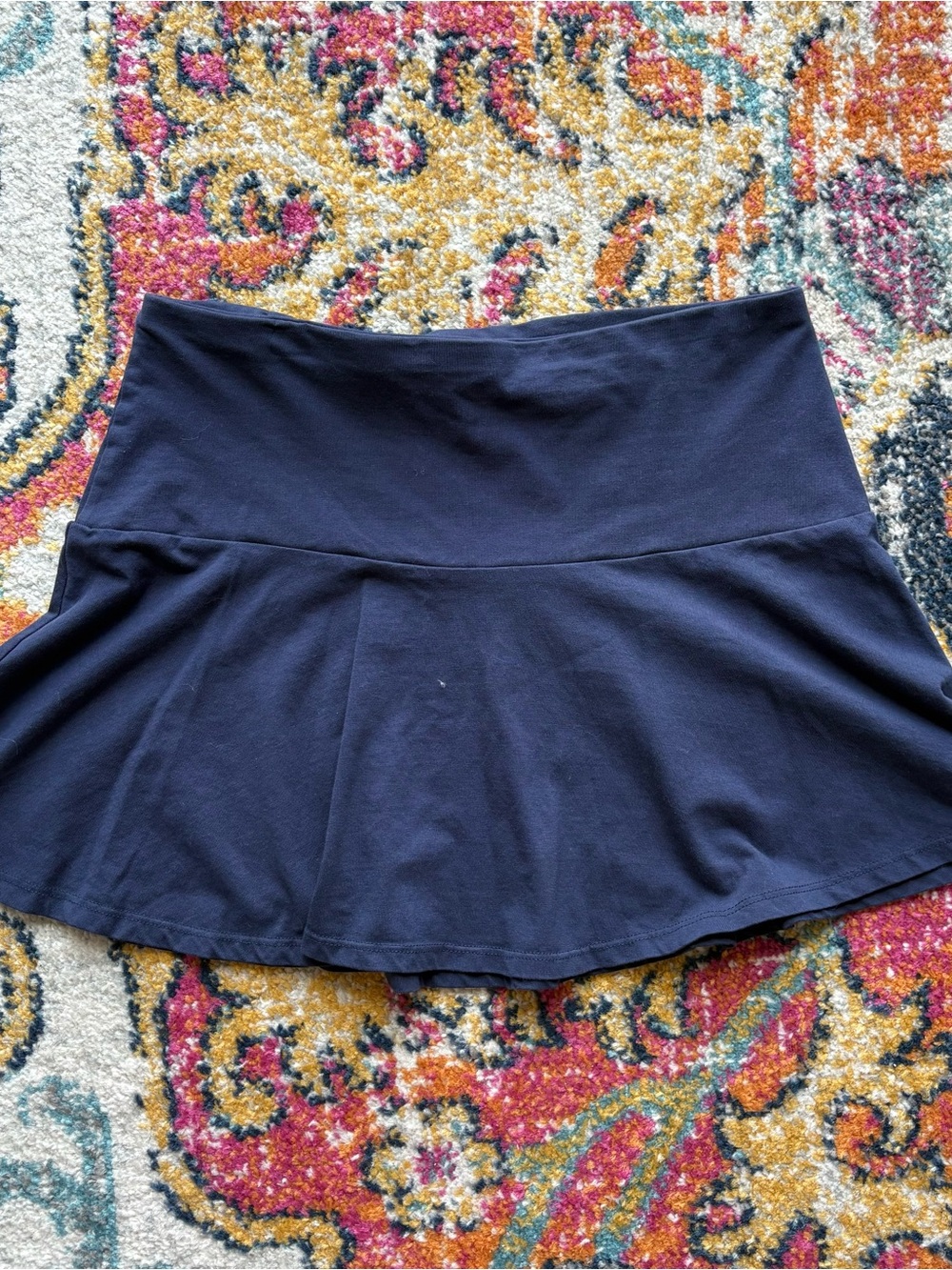 H&M Navy Circle Skirt - Flared Skater Style